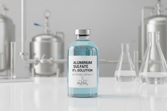 Alluminio solfato 8% soluzione – coagulante per trattamento acque potabili, reflue e industria cartaria