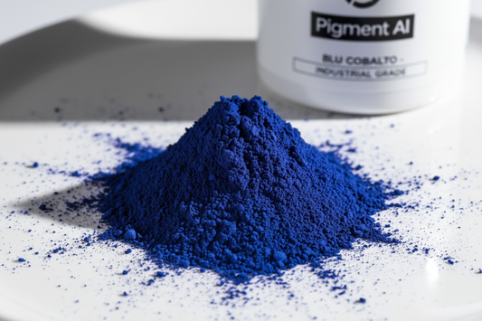 Blu cobalto in polvere – pigmento inorganico per ceramica, cemento e vernici ad alte temperature