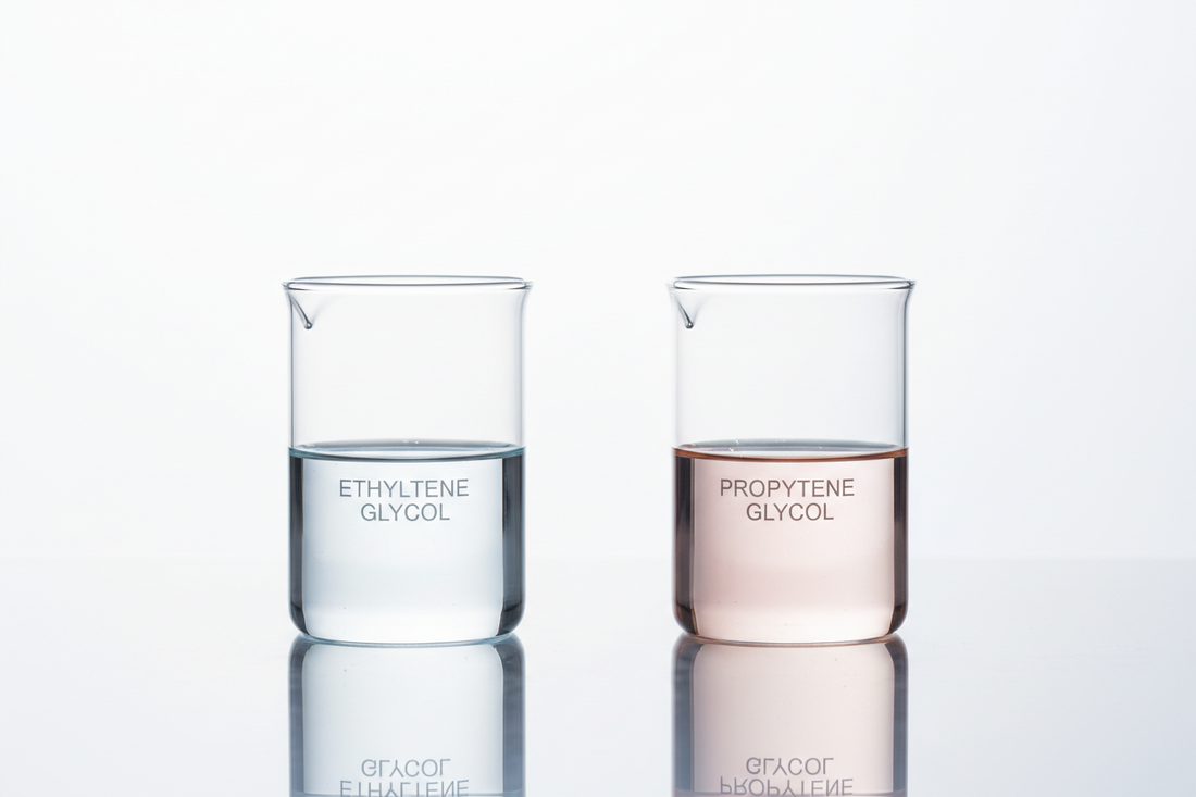 Glicole etilenico MEG e glicole propilenico MPG – differenze, antigelo, usi industriali e alimentari