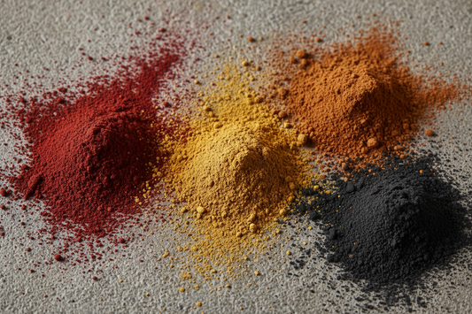 Ossidi di ferro per colorare cemento, resine e intonaci