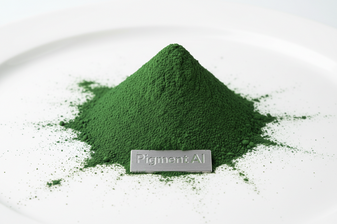 Verde cromo ossido in polvere - pigmento inorganico per cemento, calce e ceramica