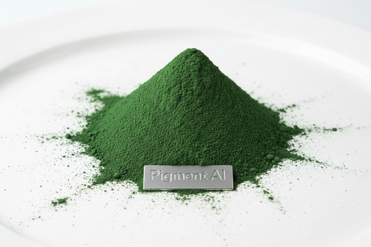 Verde cromo ossido in polvere - pigmento inorganico per cemento, calce e ceramica