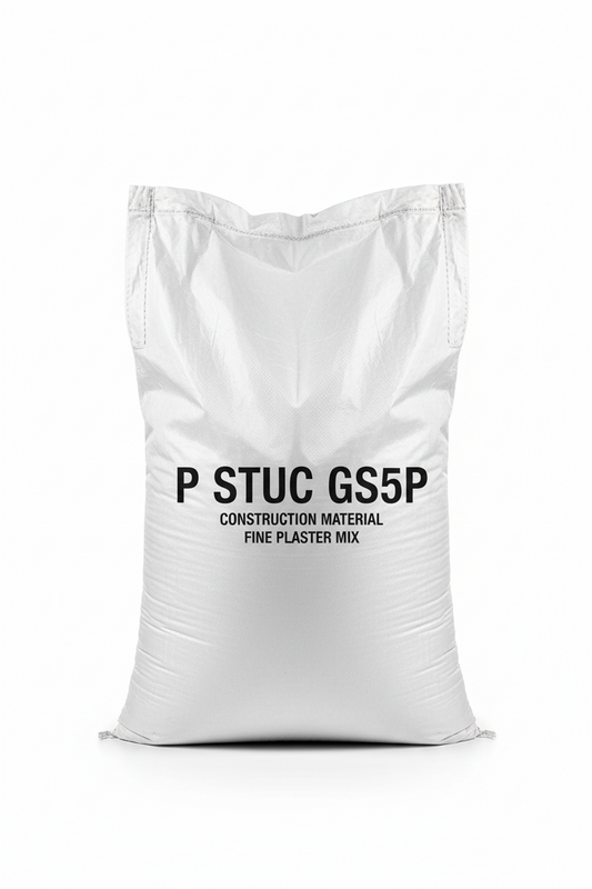Sacco da 25 kg di P-stuc GS.5P, additivo in polvere per stucchi e rasanti a base gesso